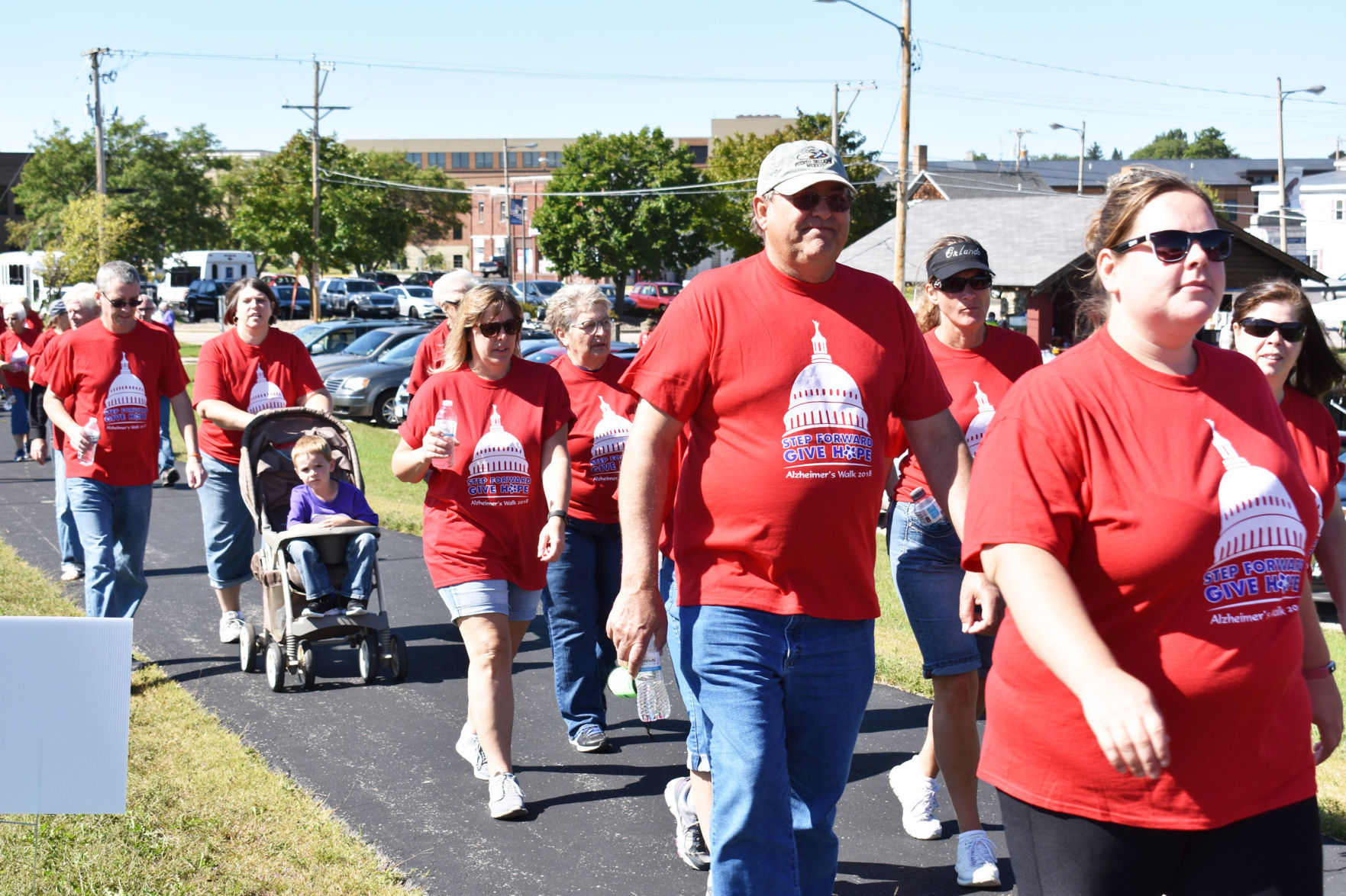 Walk participants